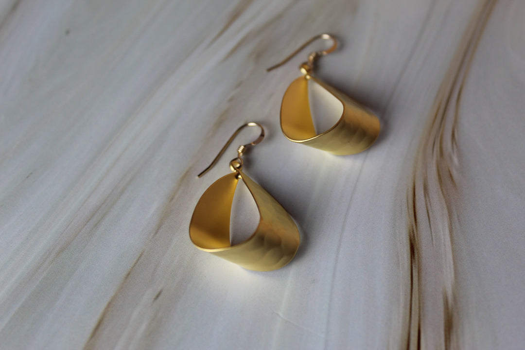 Ribbon Drop Earrings