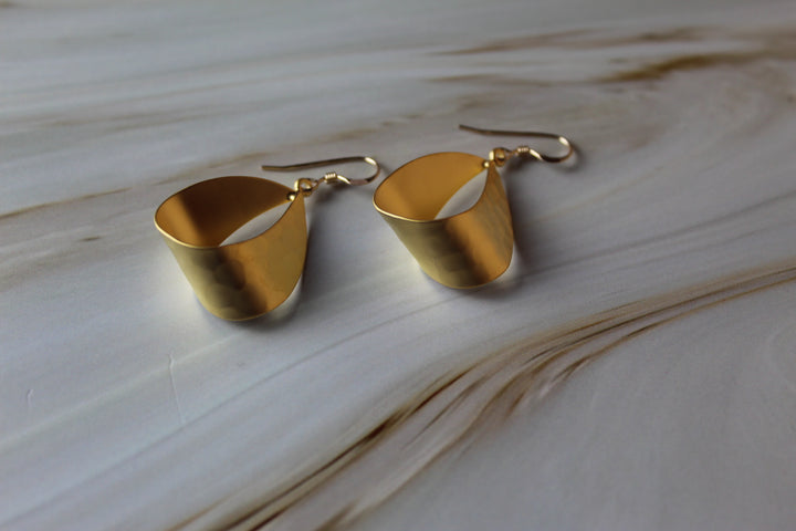 Ribbon Drop Earrings