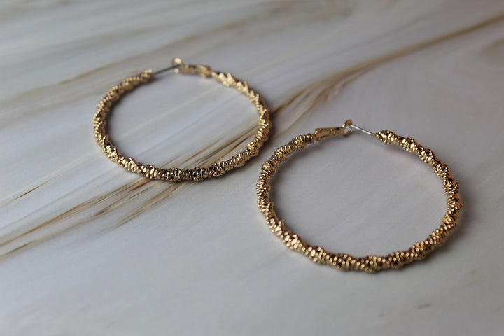 Rebecca Textured Hoop