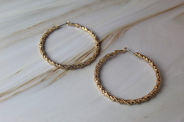 Rebecca Textured Hoop