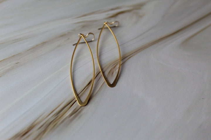 Long Marquis Earrings